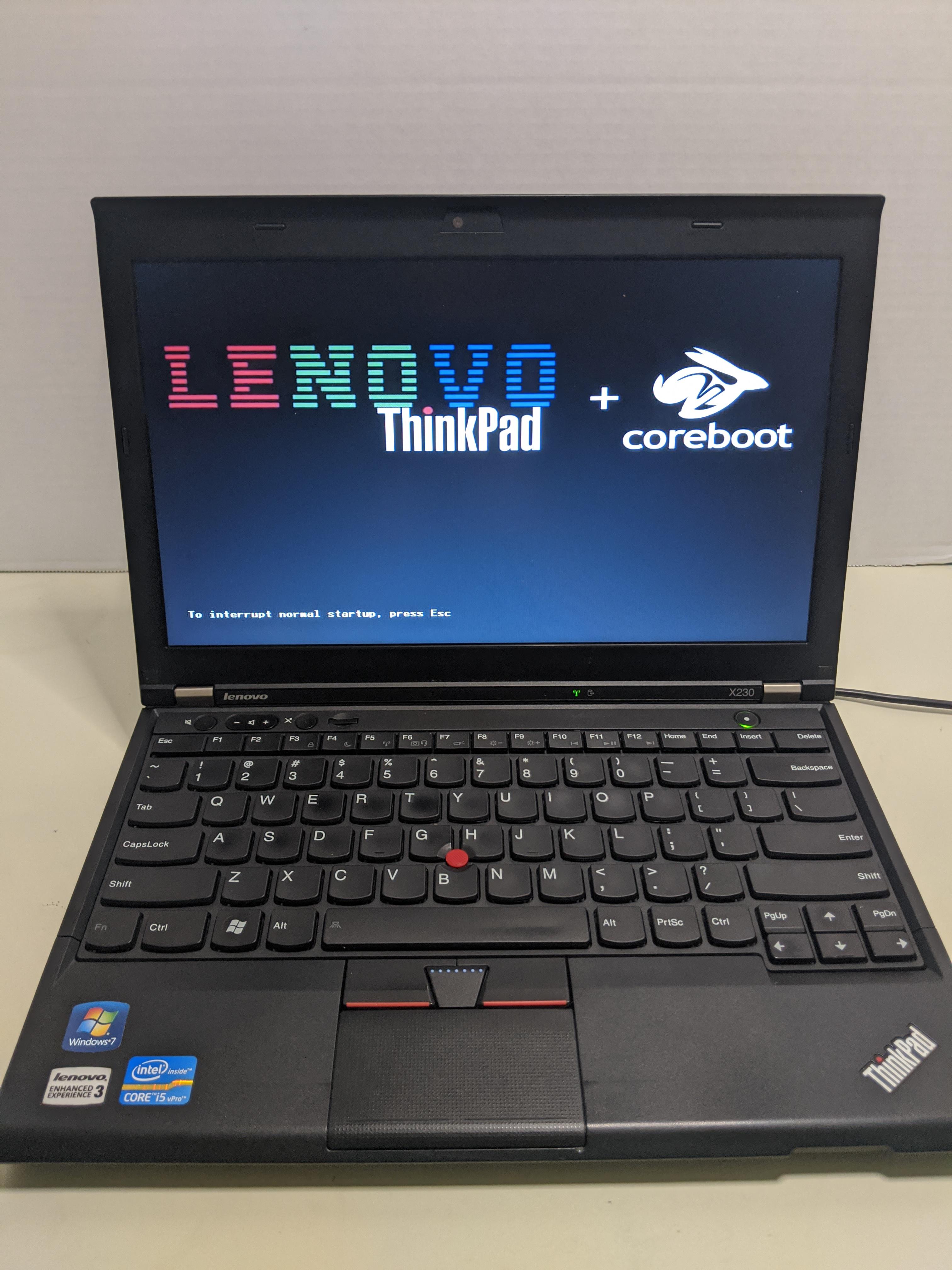 Flashing Coreboot on a ThinkPad X230 Without Bricking It